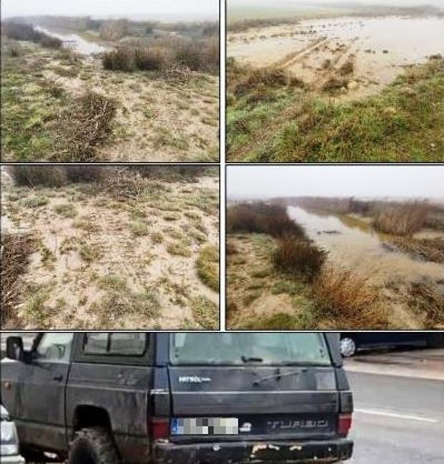 Denunciado en Viana por circular a través del monte y destrozar flora y fauna