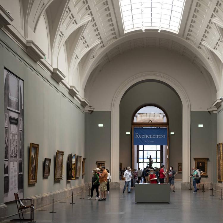 Los museos del Prado y Reina Sofía reciben un 70% menos visitantes