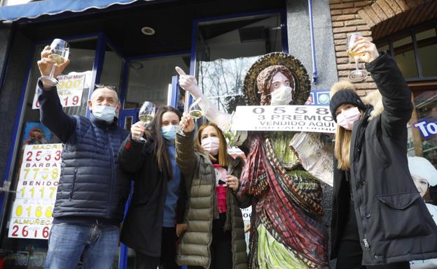 La suerte llega a La Rioja con un décimo del 'Gordo' y dos del tercer premio del Sorteo de 'El Niño'