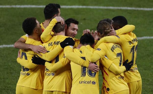 Messi, Pedri y Unai Simón, los tres reyes magos del Barça