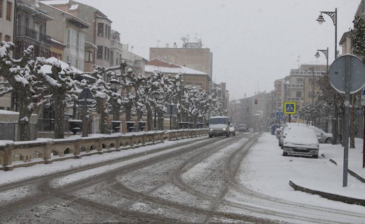 Santo Domingo se cubre de nieve