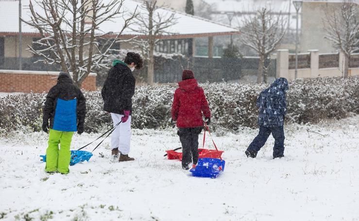 Jornada de nieve en Uruñuela