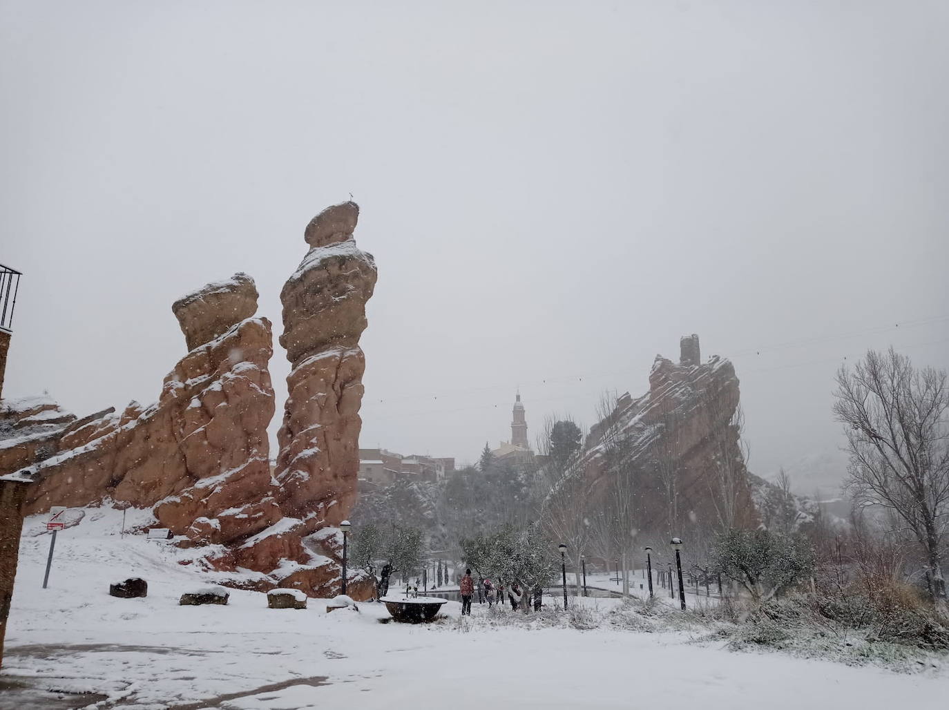 Las heladas toman el relevo a la nieve y ponen en alerta a La Rioja hasta el jueves