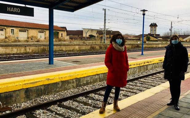 La alcaldesa de Haro anuncia su satisfacción por las nuevas conexiones ferroviarias