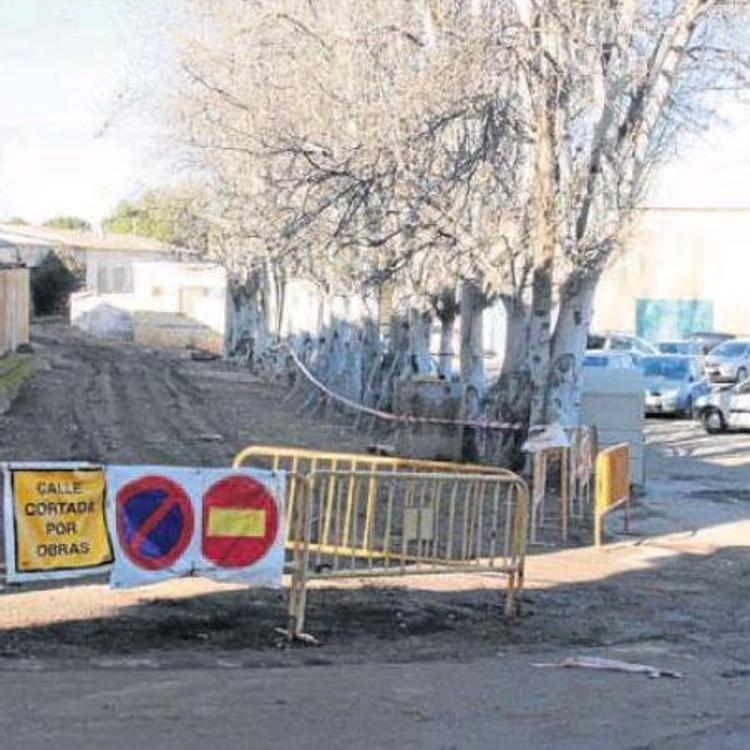 Las obras del nuevo colector del Alhama se inician en el entorno del instituto de Alfaro