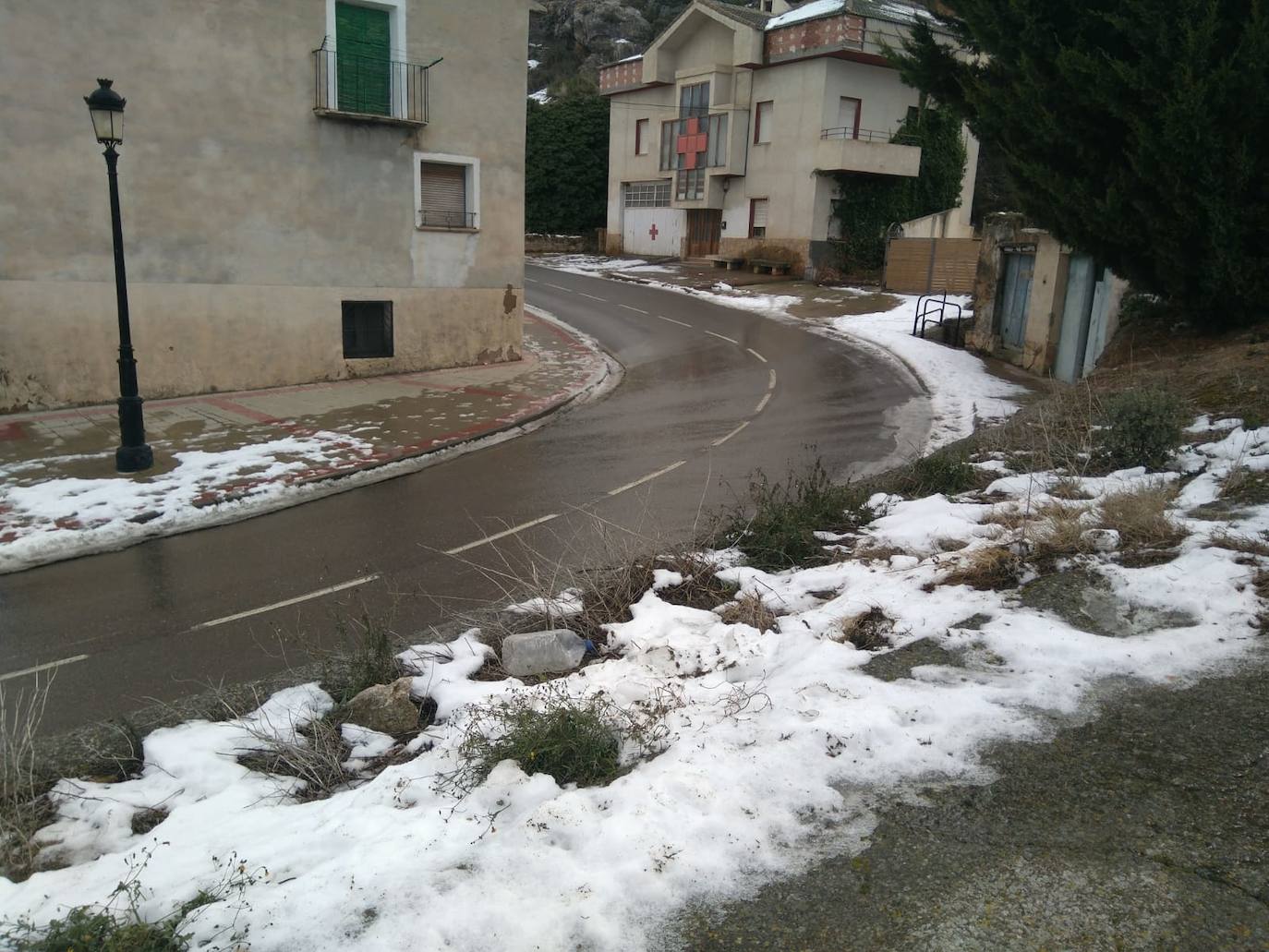 El hielo resiste en Cervera