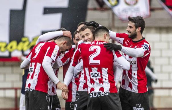 La primera victoria a domicilio de la SD Logroñés