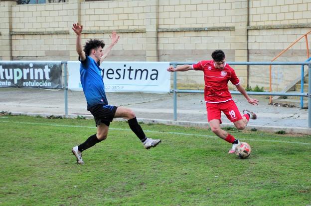 Un gol de Urrecho da la victoria al Anguiano en San Roque