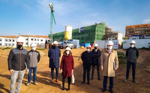 Las obras de ampliación del CEIP Gonzalo de Berceo de Villamediana finalizarán en diciembre