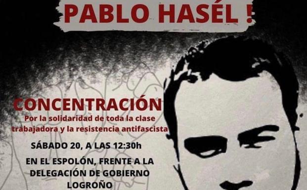 La Policía, en alerta ante posibles altercados por la concentración de hoy en Logroño en defensa de Hasél