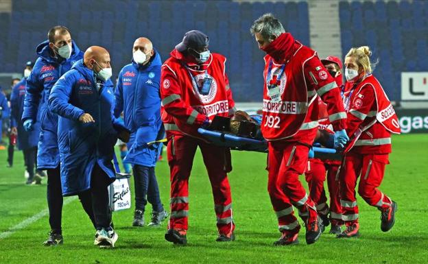 Osimhen da el susto en el Atalanta-Nápoles