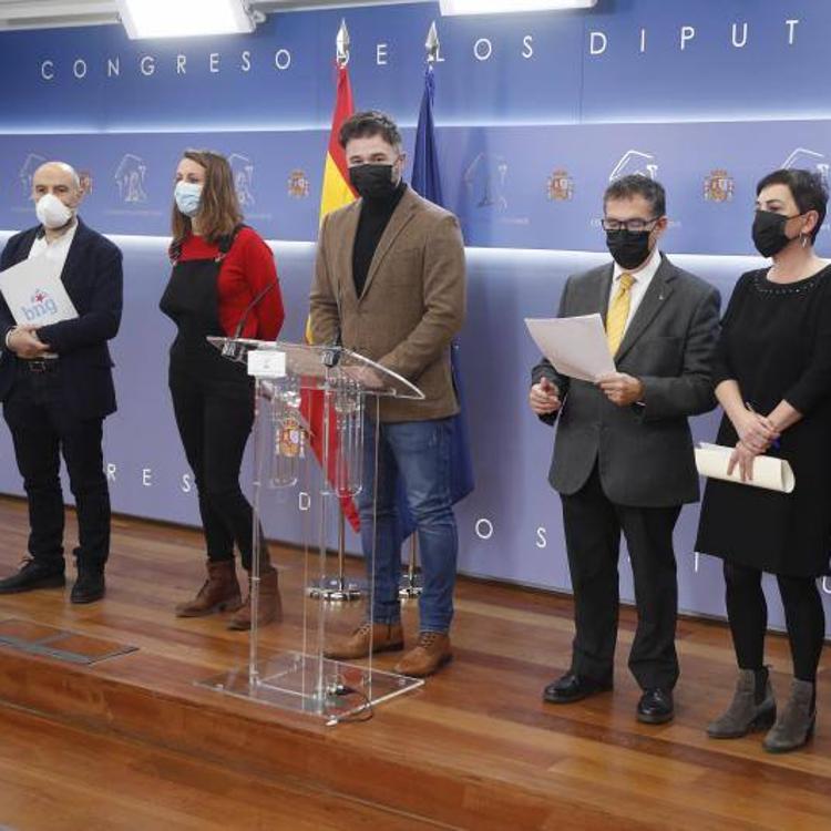 ERC, Bildu, Junts, PDeCAT, BNG y CUP plantan al Rey el 23-F