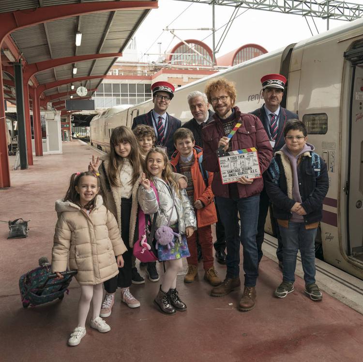 Santiago Segura, a todo tren en Asturias