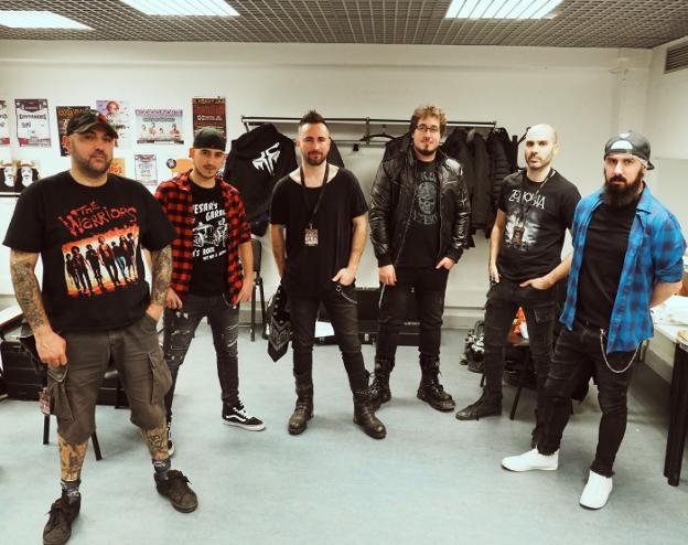 Los riojanos Zenobia, ayer en la 'COVID XIX Heavy Jaia'