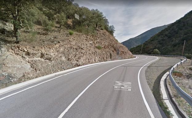 Herido un motorista tras una caída en la LR-113