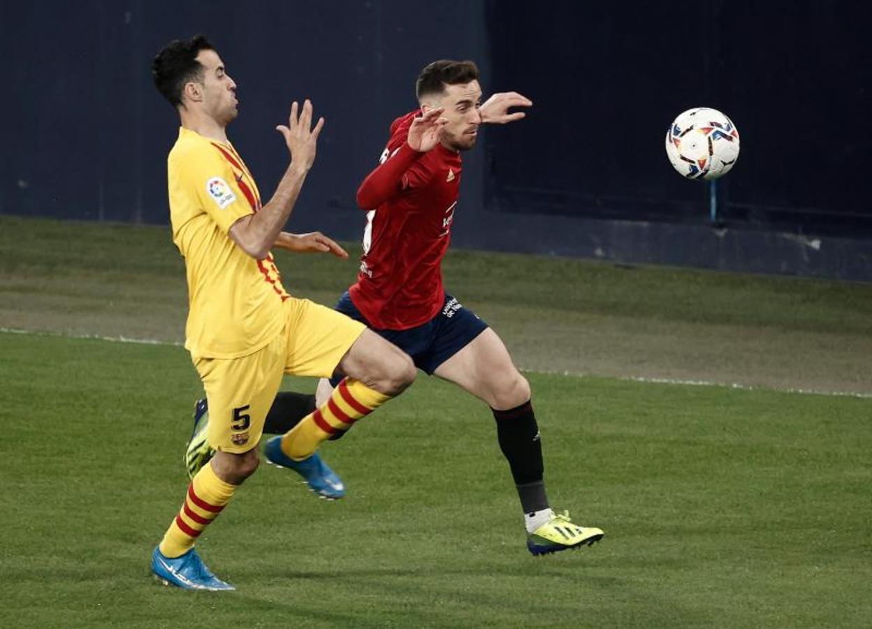 Las mejores imágenes del Osasuna-Barcelona