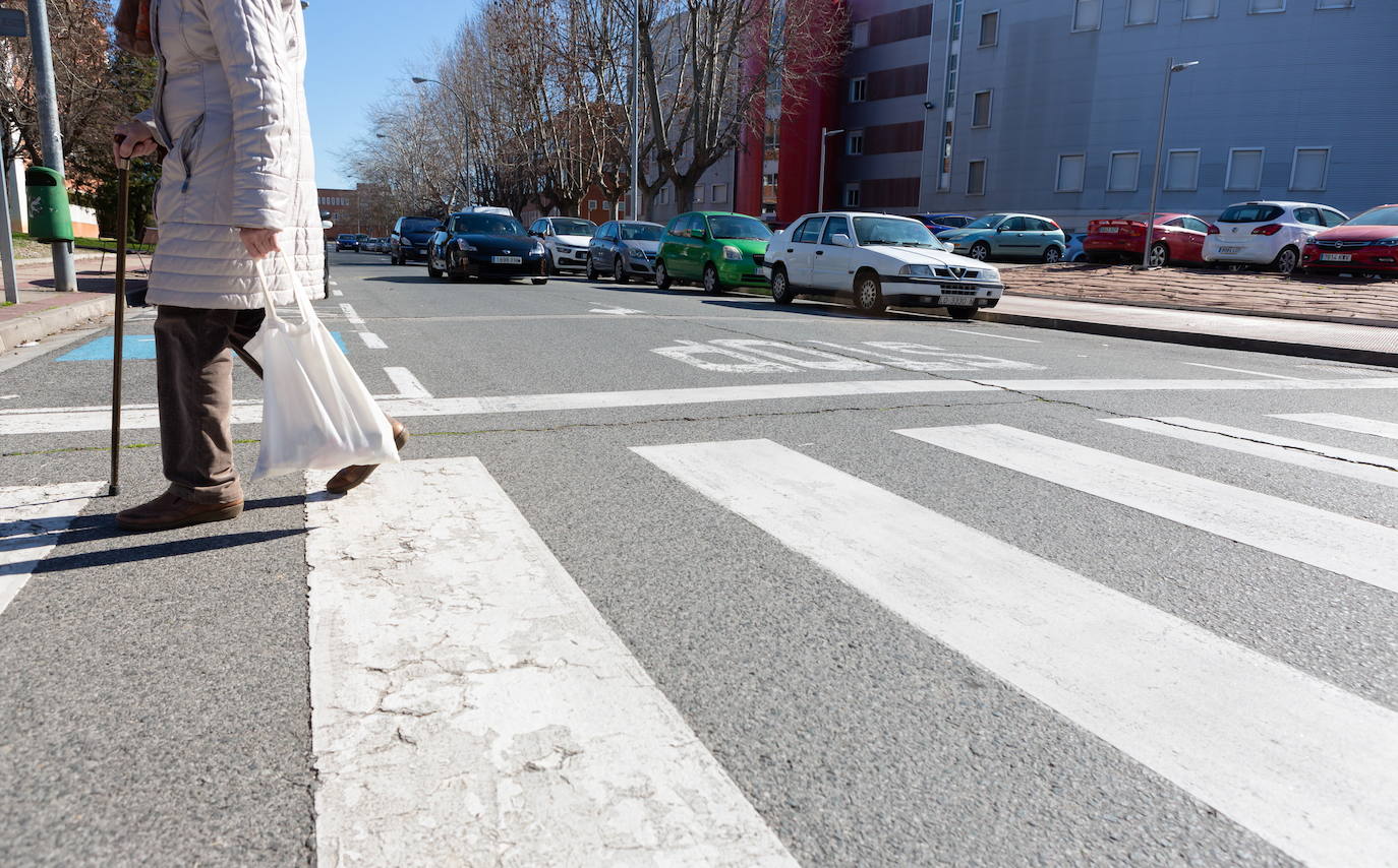 Logroño destina 300.000 euros a la remodelación de 16 pasos de peatones
