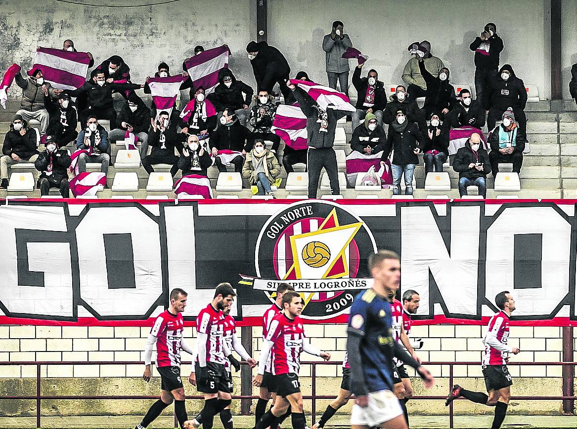 El Tudelano, primer asalto de la SD Logroñés a la Liga Pro