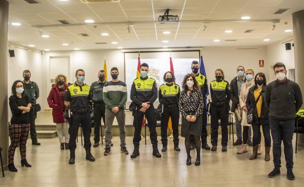 Villamediana presenta a su nueva Policía Local