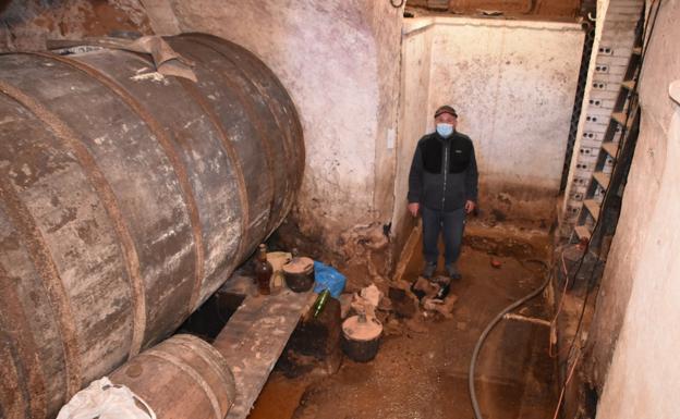 Las fugas de agua dañan la histórica zona de las bodegas