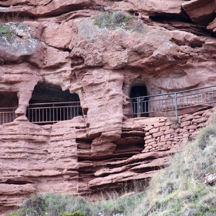 Las obras para poder visitar las cuevas de Nájera concluirán a finales de agosto