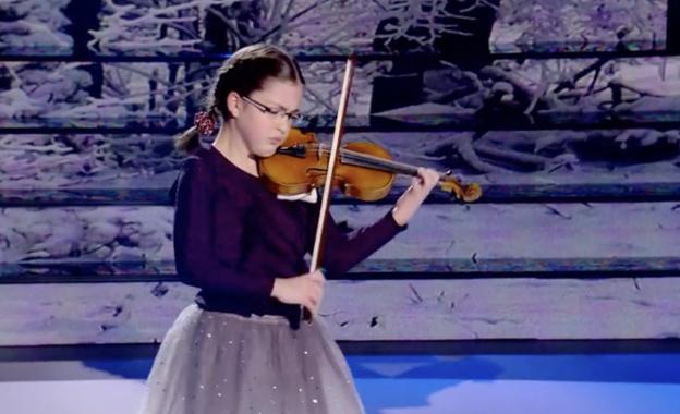Desde Calahorra, Martina Moliner brilló con su violín en 'Prodigios'