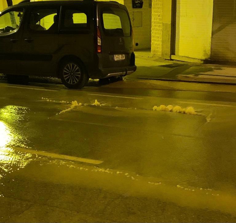 Varias calles de Alfaro, sin agua por una avería en avenida de La Molineta