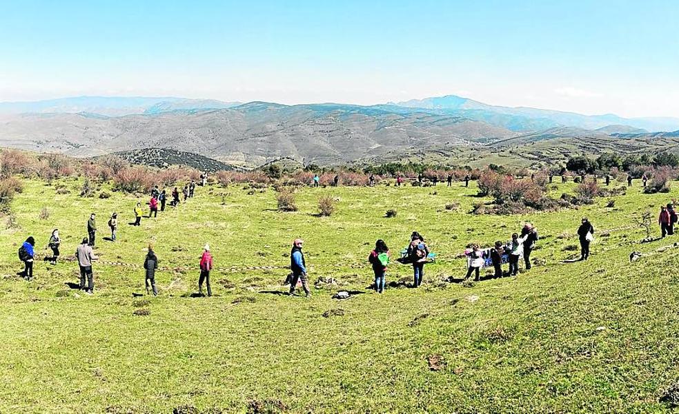 Nueva acción de la plataforma del Alto Cidacos contra los eólicos