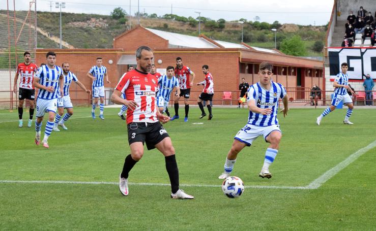 Las imágenes del empate entre la SD Logroñés y la Real Sociedad B