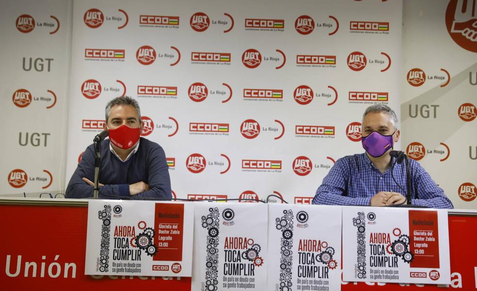 UGT y CCOO recuperan la calle este Primero de Mayo