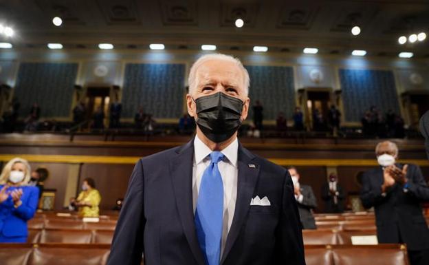 Biden intenta embarcar a la oposición en su primer discurso ante el Congreso