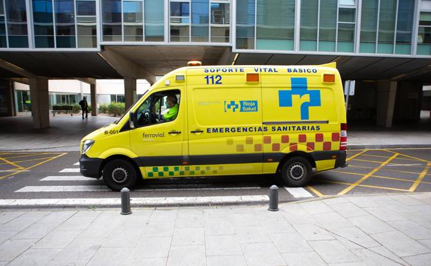 Un ciclista es trasladado al San Pedro tras caerse en una pista forestal de Clavijo