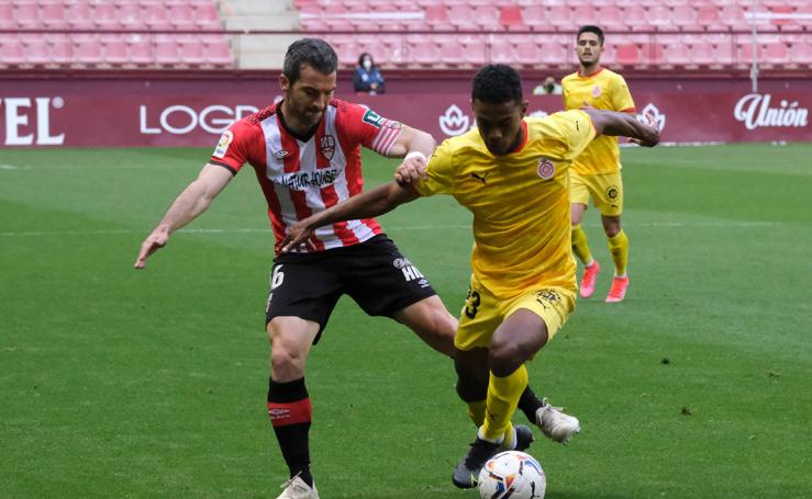 Las imágenes de la dura derrota de la UD Logroñés ante el Girona