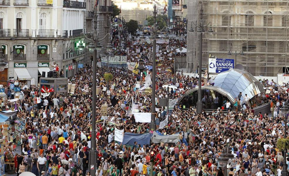 Una década del clamor del 15-M