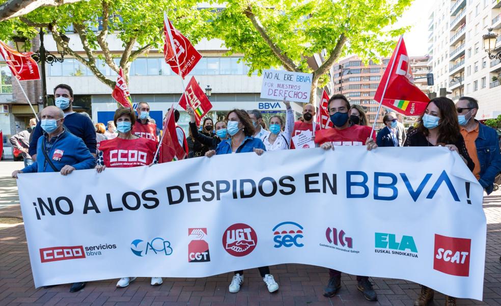 El ERE del BBVA afectará a 17 personas en La Rioja, uno de cada seis trabajadores