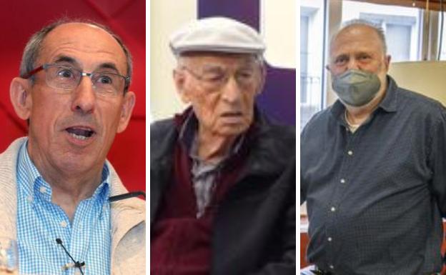 Urbano Espinosa, el fotógrafo 'Teo' y los dueños del Café Bretón, insignias de San Bernabé