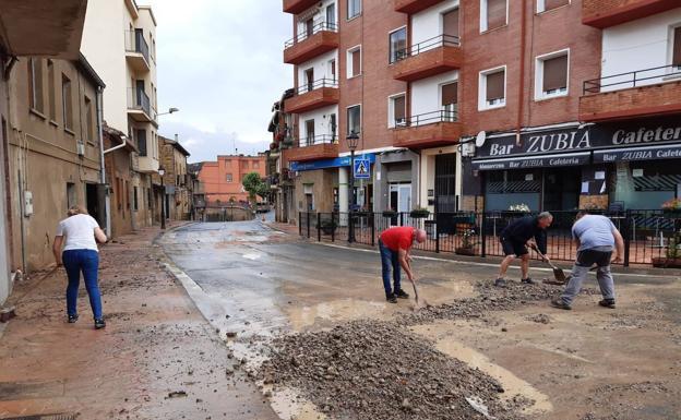 Rioja Alavesa sufre con el granizo