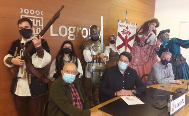 Cantata '1521', Comedias del Sitio o teatro recreacionista, en el Auditorio de Logroño por el V Centenario