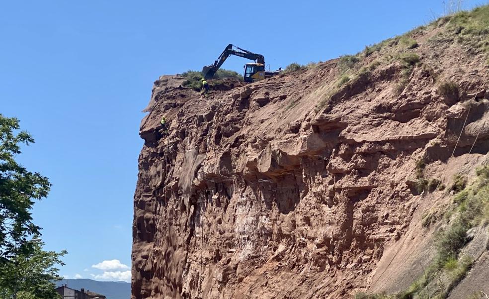 La obra de Peñaescalera en Nájera, a todo ritmo