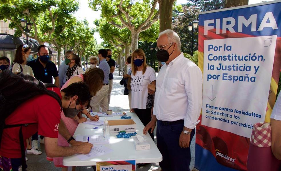 Ceniceros invita «a los riojanos a decir 'No' a los indultos de Sánchez»