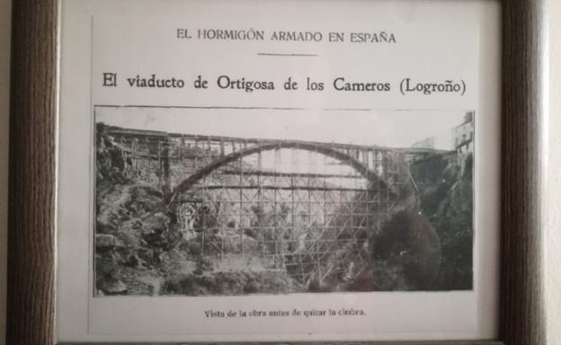 La Retina: el puente de Ortigosa, con sus cimbras aún puestas