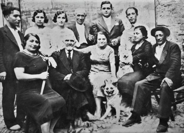 La Retina: foto de familia en Igea, en 1935