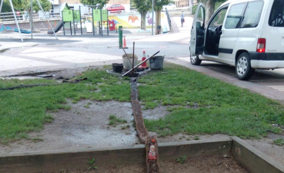 Reparada una avería que frenaba la llegada de agua a la depuradora de Alfaro