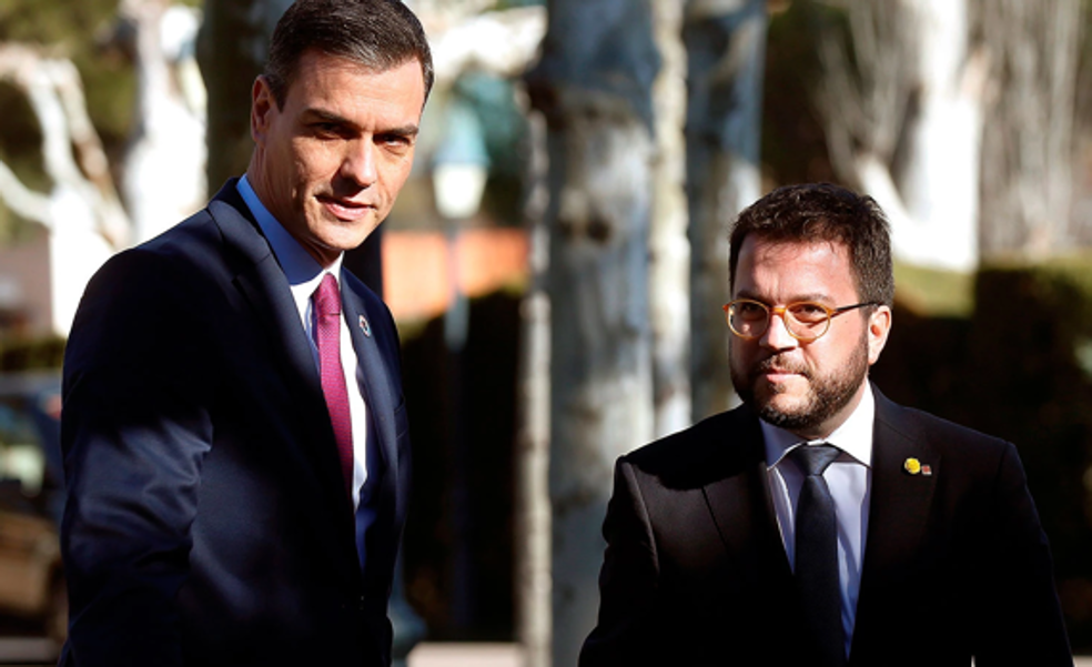 Sánchez y Aragonès se reúnen el próximo martes en la Moncloa