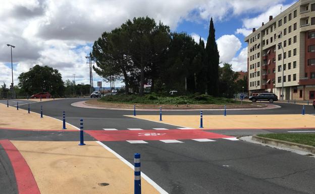 El eje ciclista este-oeste de Logroño empieza a coger forma