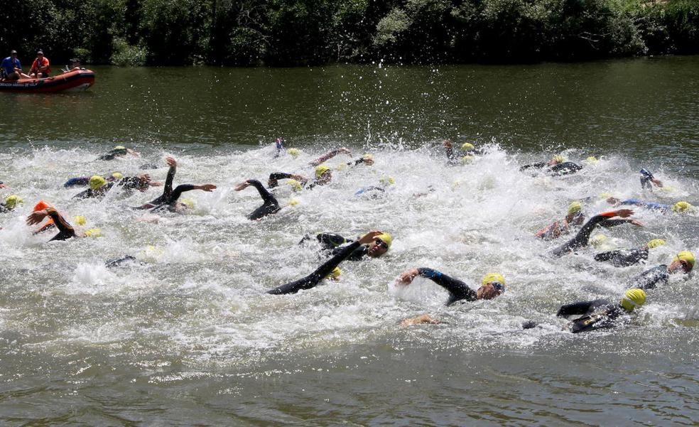 El triatlón escolar de Nájera, para niños de 3 a 15 años, se celebrará este sábado