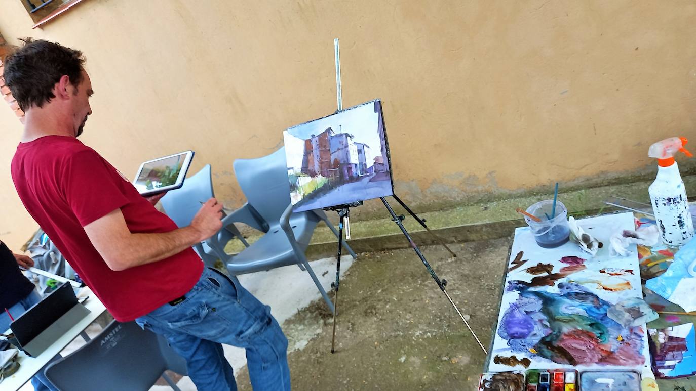 Clavijo acoge el Encuentro de Acuarelistas