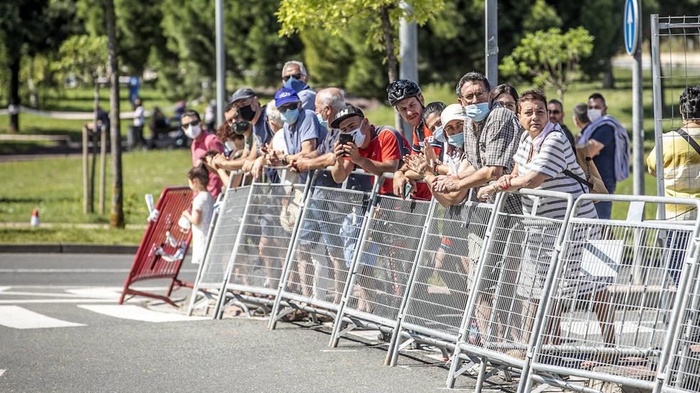 La llegada y el podio de la tercera etapa de La Rioja Bike Race