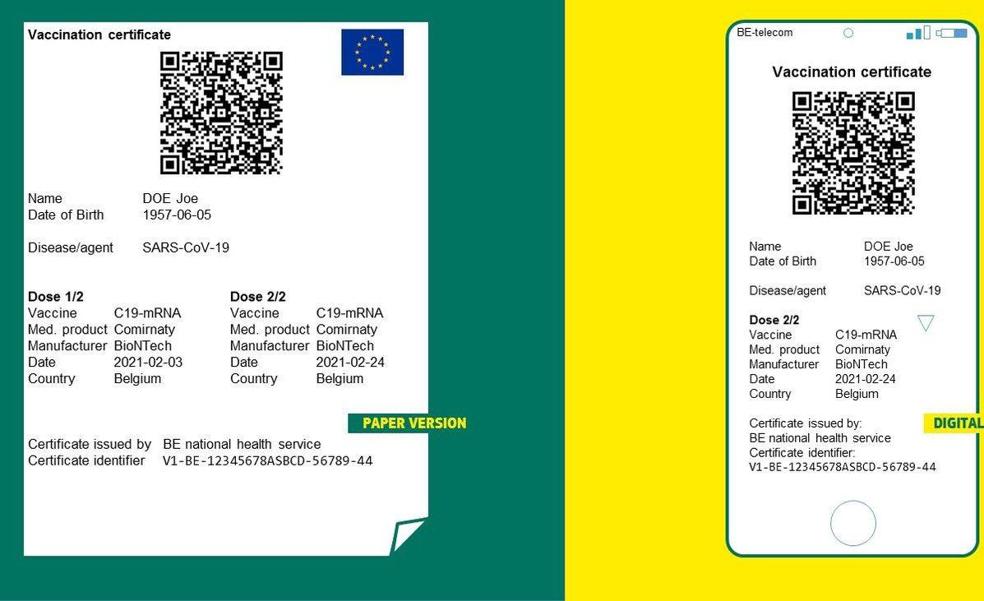 El pasaporte covid, un código QR que permitirá viajar fácilmente por Europa