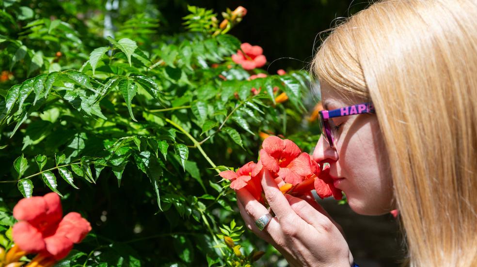 El jardín de los sentidos de la ONCE